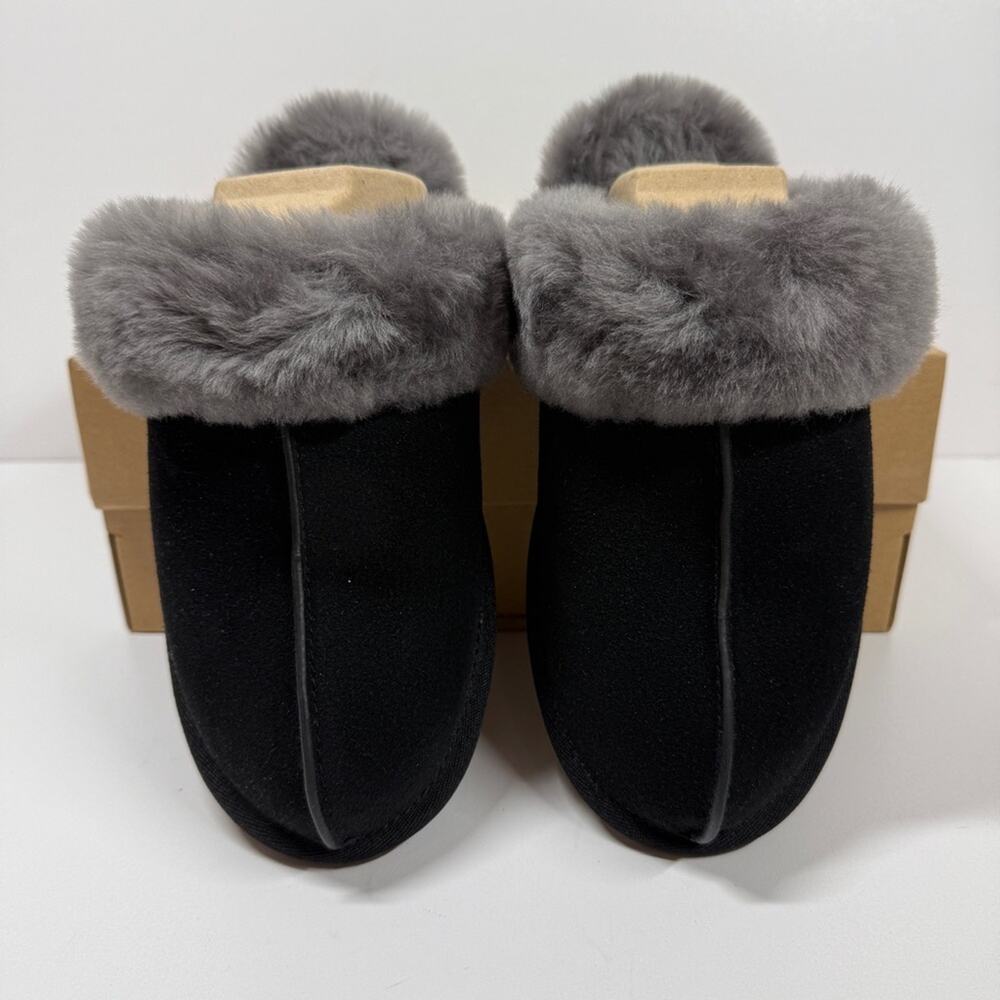 NIB UGG Women's Scuffette II Black & Grey Size 8 - Picture 3 of 8